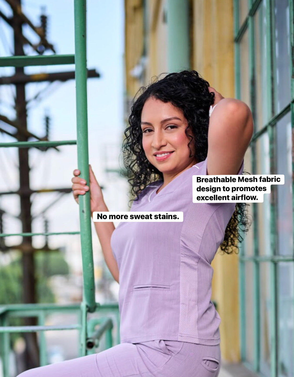 Gdine Women's Scrub Set