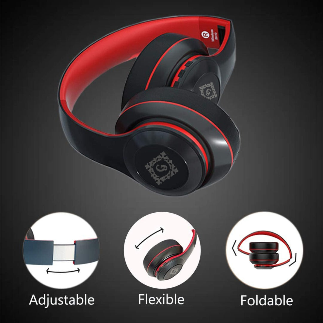Gdine HiFi Stylish Wireless Headphone with LED Light